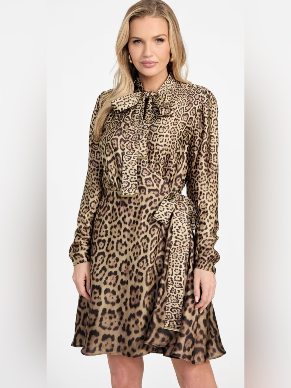 Marciano by Guess Eco Alanis Printed Satin Dress Size 6